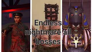 Endless Nightmare series all bosses and endings [upl. by Seltzer]