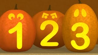 Counting Pumpkins  Learning Numbers 1 to 10 [upl. by Llevad359]