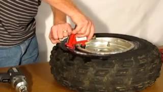 How to use the BeadBuster XB 450 ATV Bead Breaker Tire Tool [upl. by Slerahc184]