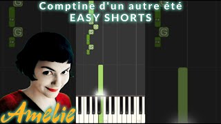 Comptine dun autre été EASY Piano Tutorial SHORTS [upl. by Steere116]