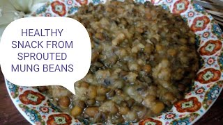 quotquot Sprouted beans snackquotquotHealthy snack recipe [upl. by Selwin822]