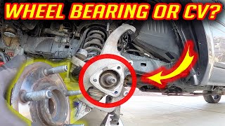 How to Diagnose Wheel Bearing or CV Joint Vibration Humming Noise [upl. by Elrebma816]