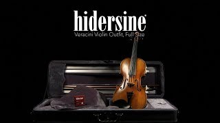 Hidersine Veracini Violin Outfit Full Size  Gear4music demo [upl. by Schach784]