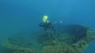 Diving in the Dragonera wreck [upl. by Oirram839]