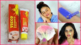 TOP 5 uses of VICCO TURMERIC for skin Beauty Benefits Tanutalks [upl. by Derriey]