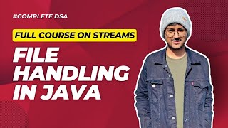 File Handling in Java Complete Course [upl. by Devine]