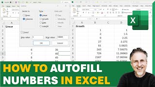 How to Autofill Numbers in Excel  Add Numbers 1 2 3 [upl. by Tallia996]