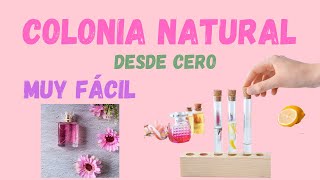 Cómo hacer un PERFUME NATURAL Casero MUY Fácil [upl. by Anom903]