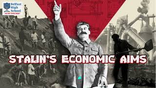 STALINS ECONOMIC AIMS [upl. by Mellie]