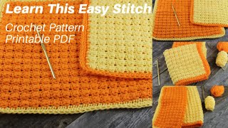 Learn This Easy Crochet Stitch Left Handed Even Berry Stitch [upl. by Clea306]