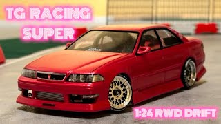 RC RWD DRIFT 124 TGRacing Super Testdrive [upl. by Greff]