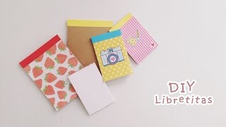 DIY COMO HACER TUS PROPIAS LIBRETITAS [upl. by Zelma143]