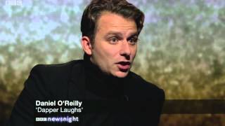 quotDapper Laughs is Gonequot  Daniel OReilly BBC2 Newsnight Interview 111114 [upl. by Irbua145]