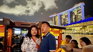 Fantastic Singapore River Cruise Ride singapore travel fun 🇸🇬🇳🇵 [upl. by Airogerg]