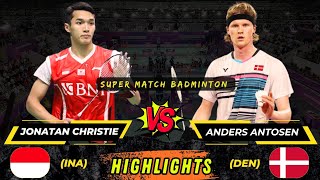 Wow‼️Exciting match Jonatan Christie vs Anders Antosen match 5 years ago before China masters [upl. by Suzy423]