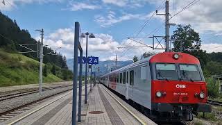 Einfahrt des Regionalexpress 3905 am 25082024 in Spital am Pyhrn [upl. by Gustafsson]