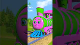 Wheels on the Train shorts nurseryrhymes babysongs littletreehouse youtubekids traincartoon [upl. by Louis]