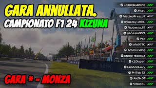 Tutto DA RIFARE 🏴  Campionato F1 24 Kizuna  Gara  Monza [upl. by Nnylarac]