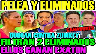 IMPACTANTE PELEA DUGGAN ENCABRONADA CON ZUDIKEY FILTRAN 2 ELIMINADOS Y REVELAN GANADORES DEL EXATLÓN [upl. by Purity185]