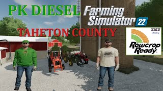 NEW TAHETON COUNTY ROW CROP READY MULTIPLAYER FS22 TOUR AND SILAGE HARVESTING [upl. by Johannah]