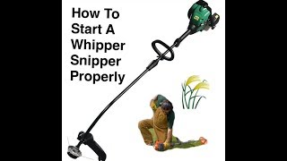 How To Start a Whipper Sniper Properly [upl. by Terag]