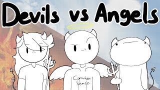 Devils Vs Angels w Jaiden Animations amp TheOdd1sOut [upl. by Tallou]