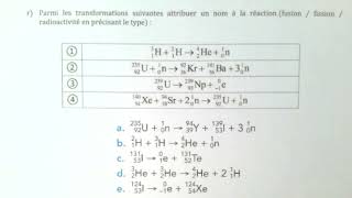 Pratique tes réactions nucléaires 1 [upl. by Drucilla580]