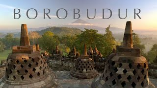 BOROBUDUR Java Indonesia  Largest Buddhist temple in the world full tour [upl. by Aidas]