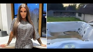 Katie Prices new neighbours furious as she asks for help moving hot tub into new home [upl. by Sams54]