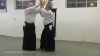 Kata dori men uchi koshi nage  atemi  10 February 2014 [upl. by Vernita44]