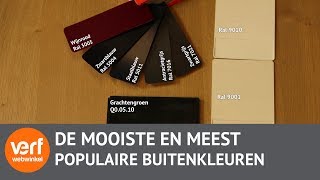 Wat zijn de meest Populaire kleuren voor buitenschilderwerk [upl. by Cigam]