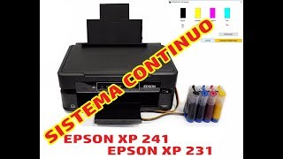 Epson xp 231 xp 241 sistema continuo [upl. by Earle]