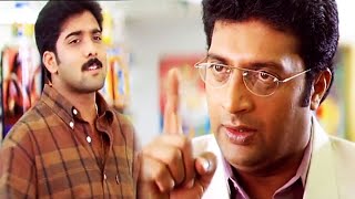 Tarun Gives Reverse Counter To Prakash Raj Scene  Nuvve Nuvve Movie Scenes  TFC Movie Scenes [upl. by Ynehpets504]