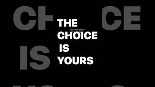 The choice is yours 🫂 motivation ditl choices [upl. by Elacim]