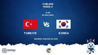 TÜRKIYE vs JAPAN  Curling DEAFLYMPICS ERZURUM 2024  Mixed Group Stage [upl. by Elletsyrk833]