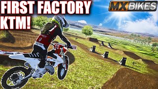 FIRST 2023 FACTORY KTM SUPERMINI 112 IN MX BIKES IS OVERPOWERED [upl. by Essined766]