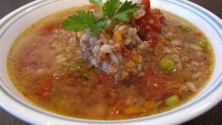 Beef Barley Soup Recipe [upl. by Dory674]