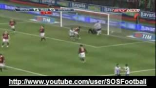 AC Milan 3  2 Udinese Full Gaols Highlights 12022010 [upl. by Aekerly]