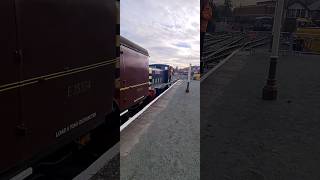 Oswestry Hertiage Railway Alun Evans shunting the coaches back into the platform [upl. by Sells]