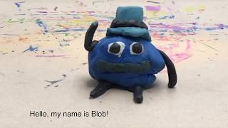 Blob with Hat stop motion 2018 [upl. by Samantha]