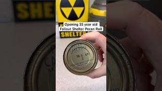 Opening 55 year old Fallout Shelter Pecan Roll [upl. by Enitsuga]