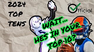 2024 Freshman Top 10 Rankings  Devy Fantasy Football 2023 [upl. by Nileak]