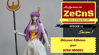 Saint Seiya Myth Cloth  Les Figurines de ZeCnS  Déesse Athéna King Model Review [upl. by Nolad]