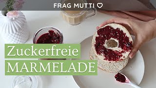 Marmelade ohne Zucker selber machen 🍓 [upl. by Ecyar]