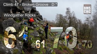 Climb 47  Day 4  Broken Groove  Windgather Rocks  Peak District [upl. by Nicky158]