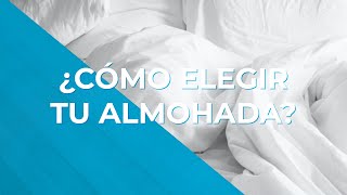 ¿Cómo elegir tu almohada [upl. by Yerroc800]