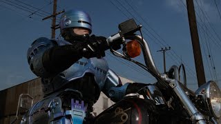 RoboCop 2 1990 Robocop vs Truck 4K HDR [upl. by Capone]