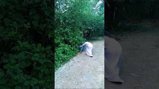 Fake ghost and a boy in the jungle funny pranking prankencounters pranksinatra prankkids grega [upl. by Bambi]