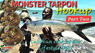 Tarpon catch and cook by JUNIOR LIFESTYLE OF FISHING [upl. by Deron]