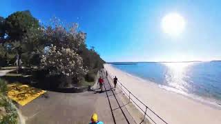 parkrun 103  Dolls Point Sydney  26 Oct 2024  Insta360 Timelapse [upl. by Vachil]